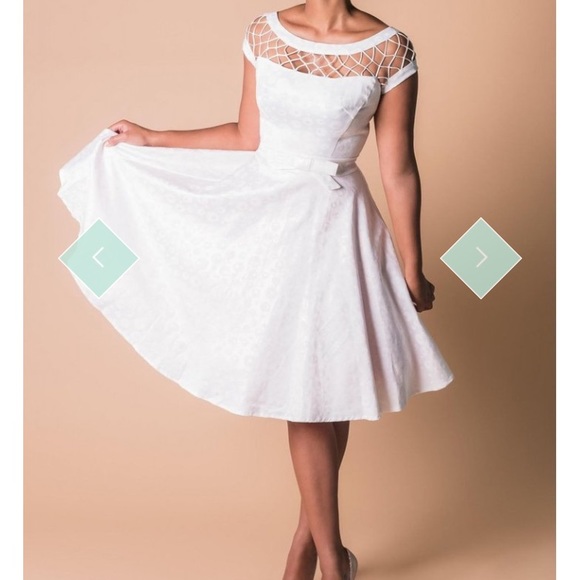 Tatyana Dresses & Skirts - HP🥳 Tatyana Alika ivory vtg inspired circle dress